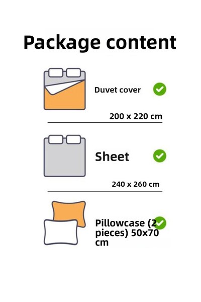 Lucy and Home 100% Cotton Ranforce Double Duvet Cover Set