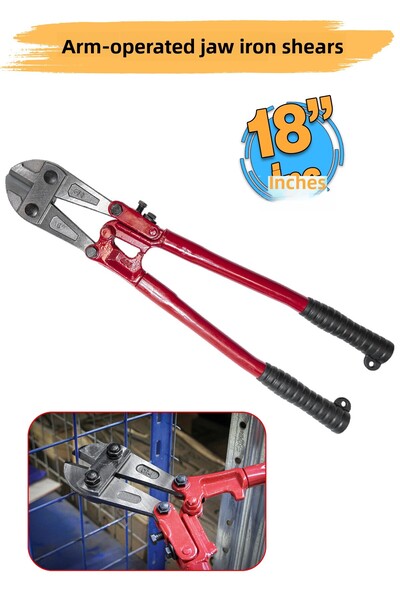 Badem10 (18'') Jaw-Type Kuplon Iron Cutting Shears Rod Construction Wire Metal Cutting Shears Vanadium Steel