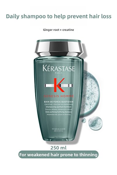 Kerastase Genesis Homme Bain De Force Ouotidien Sampon de tonifiere 250 ml