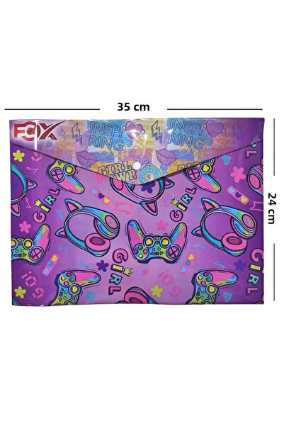 Limmy Music Pattern Snap Envelope File - 1 Piece