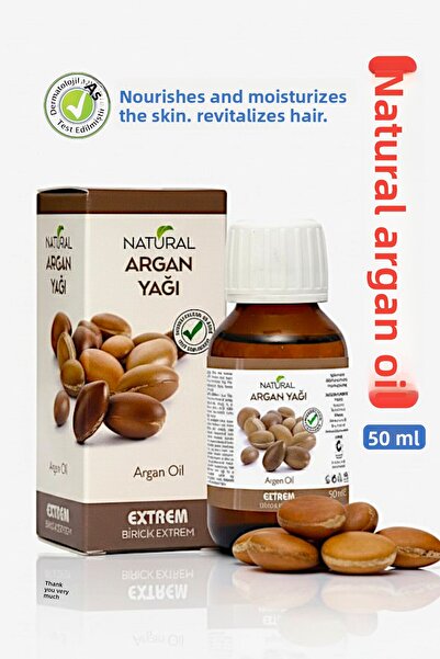 Natural Natural Argan Oil - Anti-Aging & Intensive Moisturizing Skin Care Oil 50 ml