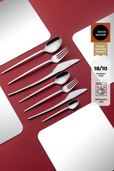 Emsan Fair 84 Piece Boxed Cutlery Set for 12 Persons
