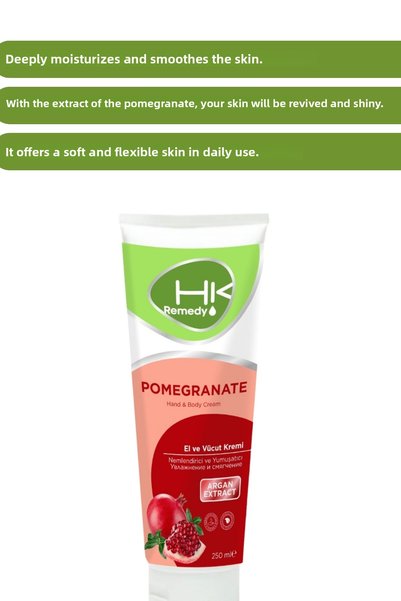 HK Remedy Pomegranate Face and Body Cream 250 ml