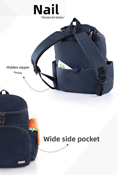 Prego Gray Montana Baby Care Bag - 3084 Model