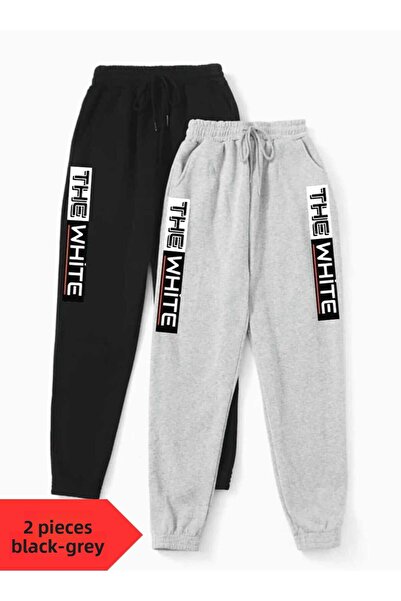 THE WHITE Pantaloni de trening casual din 2 piese pentru fete