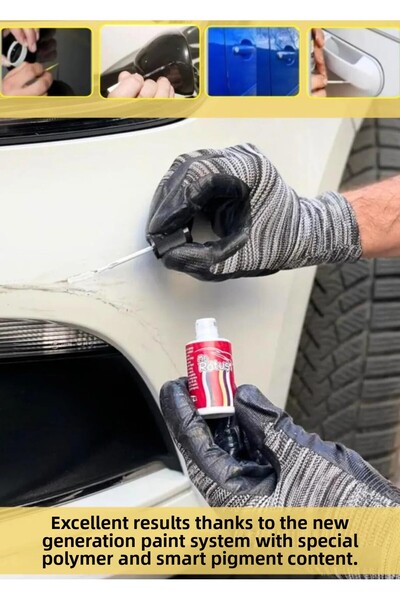 Flea Market Renault , Chaser Orange Epy - Touch-Up Paint with Scratch Remover Brush 20 ml