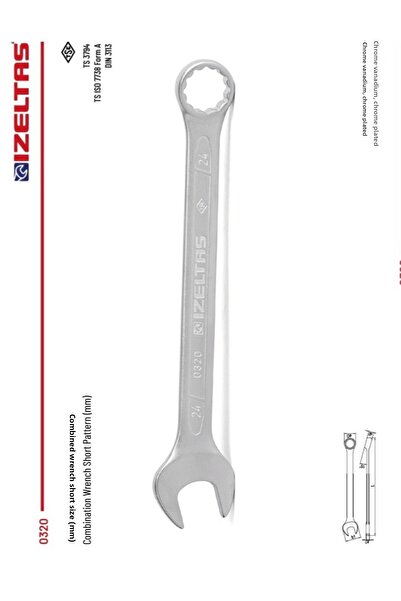 İzeltaş Combination Wrench Short Size 10mm