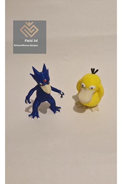 SAHAA مجموعة تطوير شخصيات بوكيمون جولداك وسايداك مكونة من قطعتين