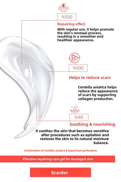 SCARDERM Effective on Scars, Repairing Care Cream, Effective Solution for Surgery Scars 30 ml Gel