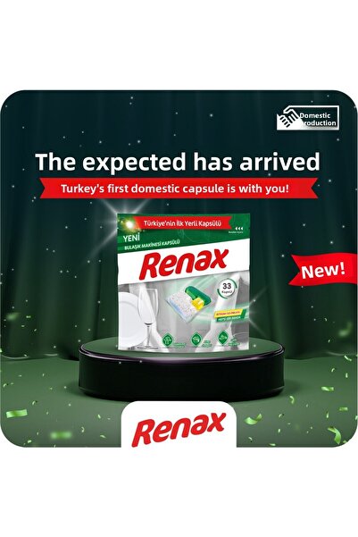 RENAX Dishwasher Capsule All-In-One 240 Tablets