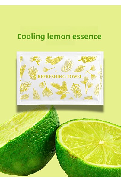 alazpack ambalaj Alazpack 1000-Pack Hygienic Wet Wipes – Lemon Essence, Dispo...