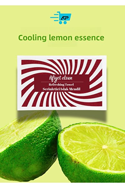 alazpack ambalaj مناديل صحية بنية اللون من ألازباك، 500 قطعة - برائحة الليمون...