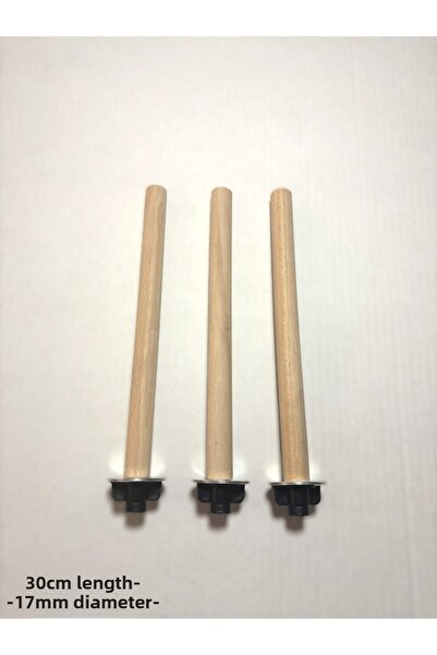 Wooden Bird سرير خشبي لطيور السلطان (الببغاء) (30 سم) 3 قطع