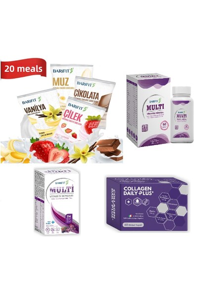 Barifit 20-Piece Protein Multivitamin Set (Shaker)