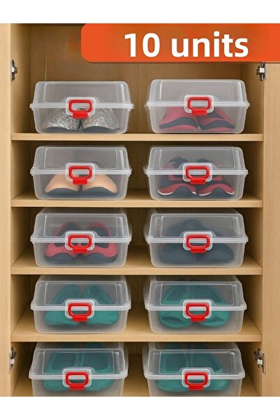 Perodia 10 buc. Cutie pentru pantofi pentru femei Cutie transparentă pentru d...