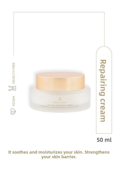 Hera Glow Repairing Cream for Bikini Area after Laser Treatment Advantageous 2-Pack