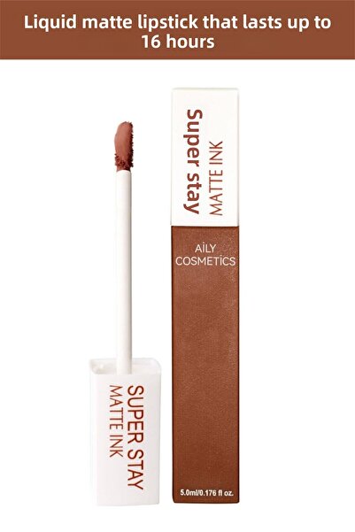 Roesıe Rose أحمر شفاه سائل غير لامع من سينجل سوبر ستاي رقم:2