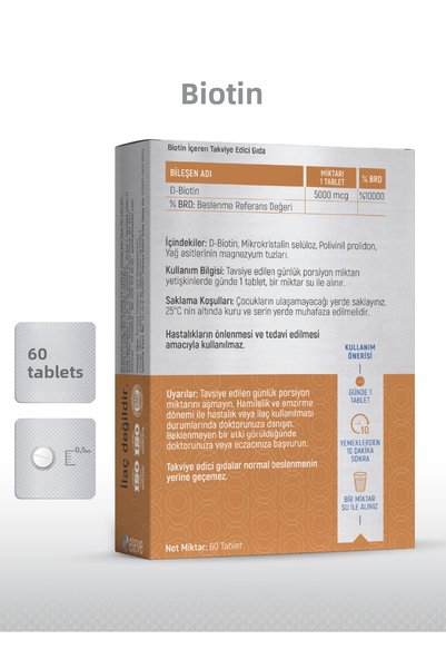 goodday Biotin 60 Tablets - 5000 Mcg Biotin