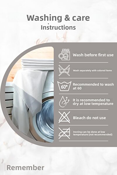 Anılsan 2-Piece Mint Green Pillowcase – 50X70 Cm, 100% Cotton