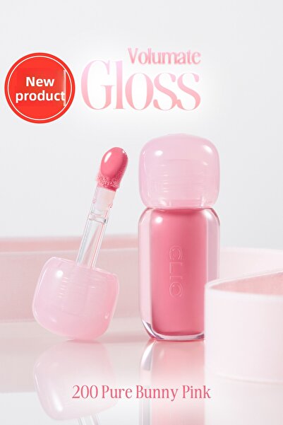 CLIO ملمع شفاه ملون ولامع ومكثف للشفاه Volumate Gloss 200 Bunny Pure Pink