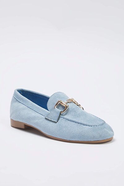TRENDYOL SHOES Індіго Сует Аксесуари Детальні Жіночі Лофери TAKSS25LA00000