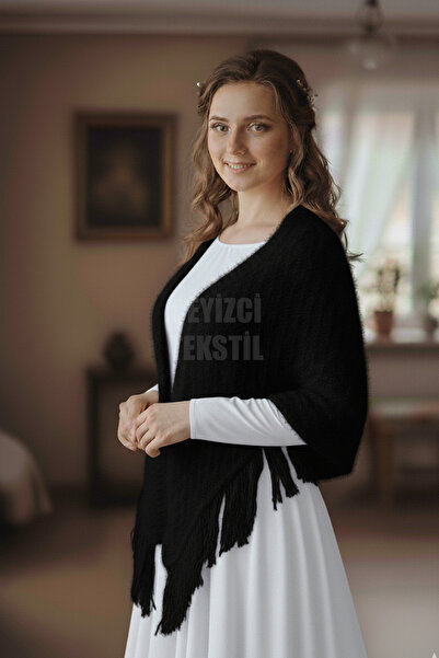 Çt Çeyizci Tekstil Σάλι προίκας, Πακέτο αρραβώνων για νύφη, σάλι Lurex, σάλι πολυτελείας μαύρο