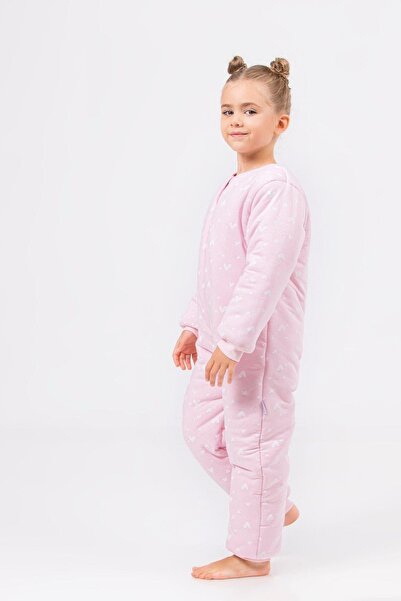 Cantoy Kız Erkek Çocuk Kalın Elyaf Dolgulu Premium Kalite 2.5 Tog Desenli Uyku Tulumu