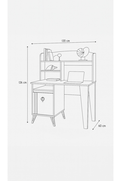 Modalife Rüya Çocuk Odası Çalışma Masası