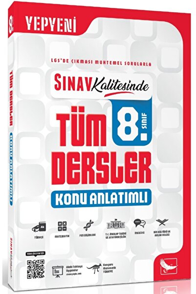 Sınav Yayınları Sınav Kalitesinde 8. Sınıf LGS Tüm Dersler Konu Anlatımlı