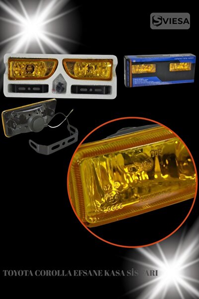 Sviesa Toyota Corolla Efsane Kasa Sis Farı Seti Sarı