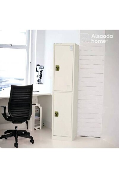 Al Saada Home خزانة معدنية ببابين - 183*40*45 سم