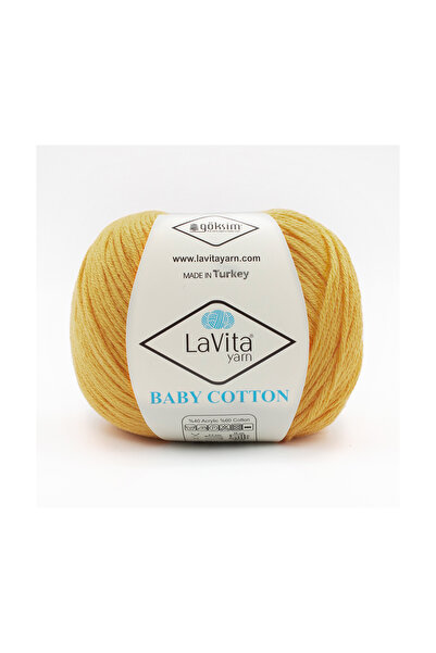 LaVita Yarn خيط قطن للأطفال أميجورومي وخيط حياكة يدوي 40% أكريليك 60% قطن 50 ...