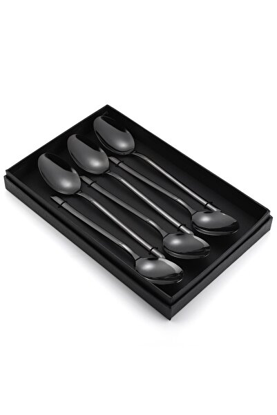 Trendy's Set 6 linguri, stainless stel, TRENDY’S, black