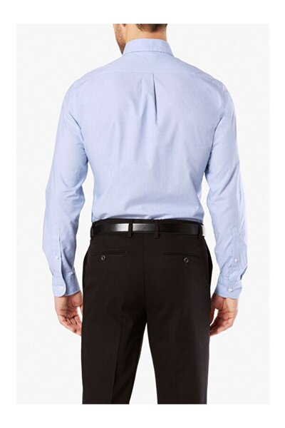 Dockers Refined Poplin Mavi Gömlek