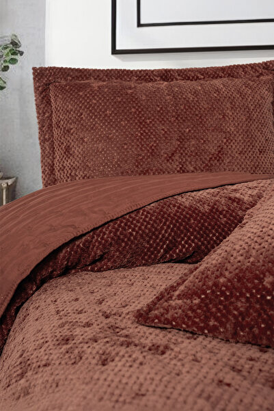 Cotton Box Softnest Çift Kişilik Yatak Örtüsü Boleta Kiremit