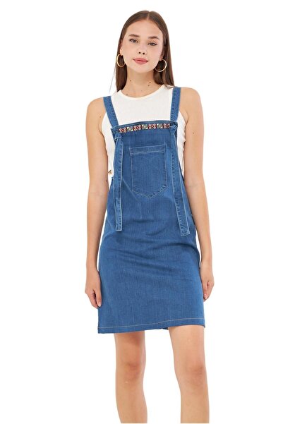 Palena MYRA 107000   Rochie Gilet din denim