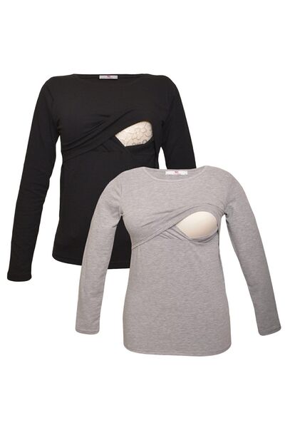 Luvmabelly Myra2701_2704 Σετ μπλουζάκι θηλασμού