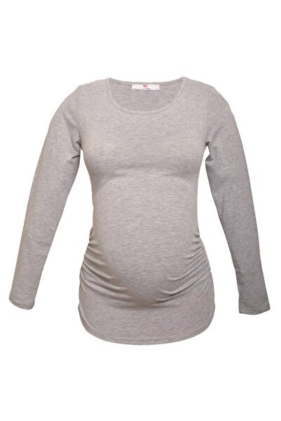 Luvmabelly 2301-2309 Cotton Long Sleeve Maternity T-shirt
