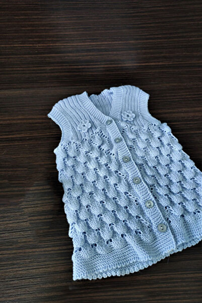 Çt Çeyizci Tekstil Daisy Patterned Knitwear Baby Vest
