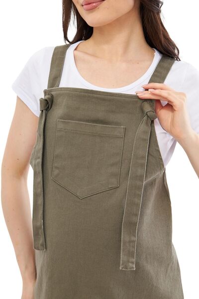 Luvmabelly MYRA6310 Maternity Denim Gilet Dress