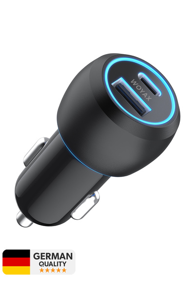 woyax Araç Şarj Aleti Çakmaklık Type-C + USB Girişli 38W