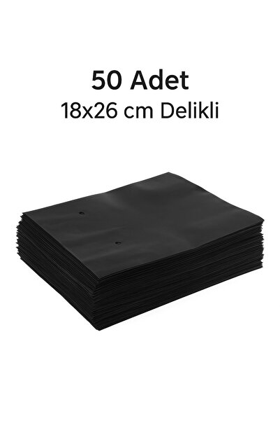 MAXİ Fide Torbası Poşeti 18*26 Delikli 50 Adet