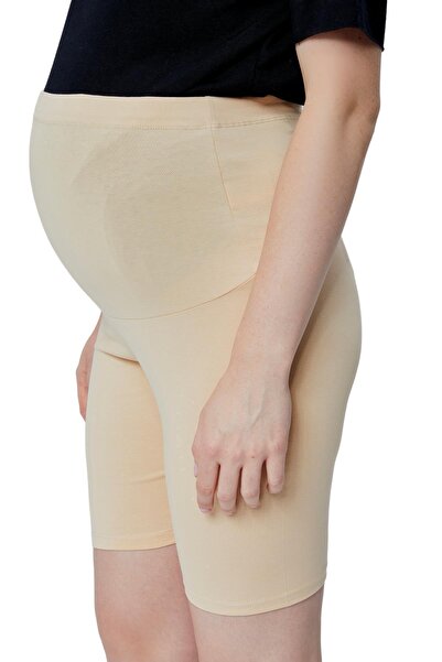 Luvmabelly Maternity 8028 Pamuklu Hamile Şort Tayt
