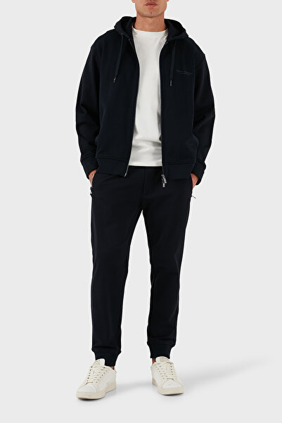 Armani Exchange Logo Printed Stretch Cotton Regular Fit Hooded Sweat Men's Sweat Xm001293 Af20934