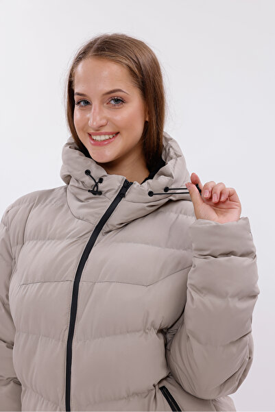 Royalside Γυναικείο παλτό Puffer - με φλις, γούνινη κουκούλα, αδιάβροχο και ανθεκτικό στον αέρα