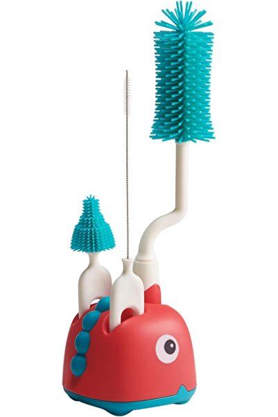 Twisoo فرشاة تنظيف زجاجات السيليكون 3 في 1 - لزجاجات الأطفال وزجاجات المياه و...