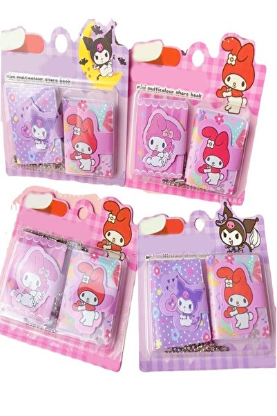 Raffine 16 Pieces Beautiful DIY Multicolor Cartoon Theme Mini Book Pocket Notebook Set Box for Kids Birthday