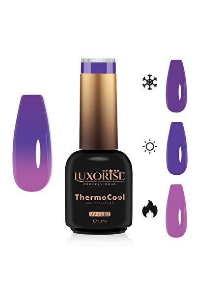LUXORISE Oja semipermanentă termică ThermoCool cu ​​3 culori - After Party 10ml