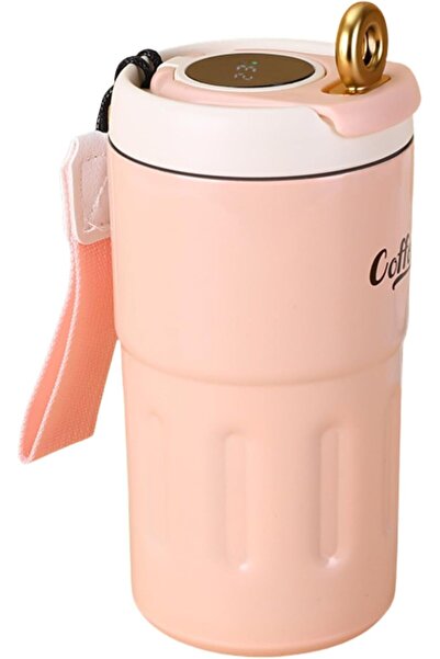 Twisoo ترمس قهوة مع شاشة عرض ذكية لدرجة الحرارة، كوب قهوة للسفر للتحكم في درج...