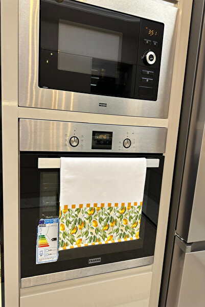 DEKOMOD Dekoratif Mutfak Pamuklu Fırın Havlusu Özel Desenli Etnik Model 35x50 cm Yıkanabilir